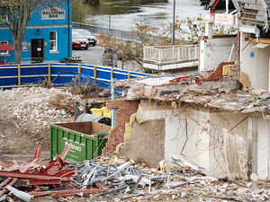 Supporting image for story: Watch as time-lapse video shows Shrewsbury shopping centre demolition speeded up