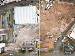 Supporting image for story: Watch: Latest drone footage reveals progress at Shrewsbury Riverside site as demolition almost complete