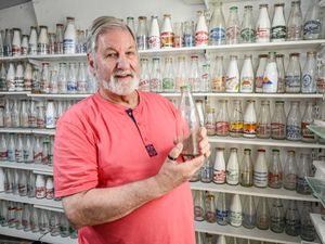 Supporting image for story: West Midlands pensioner owns UK’s biggest milk bottle collection but hasn’t drunk milk in 65 years