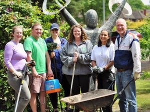 Supporting image for story: Building society volunteers are blooming marvellous