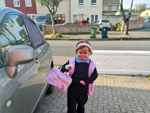 Supporting image for story: Girl with rare skin disease excited to go to secondary school